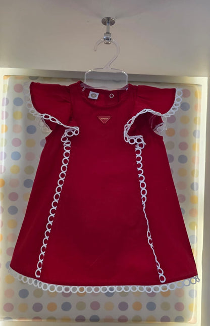 Vestido Bebê Vermelho UM+UM