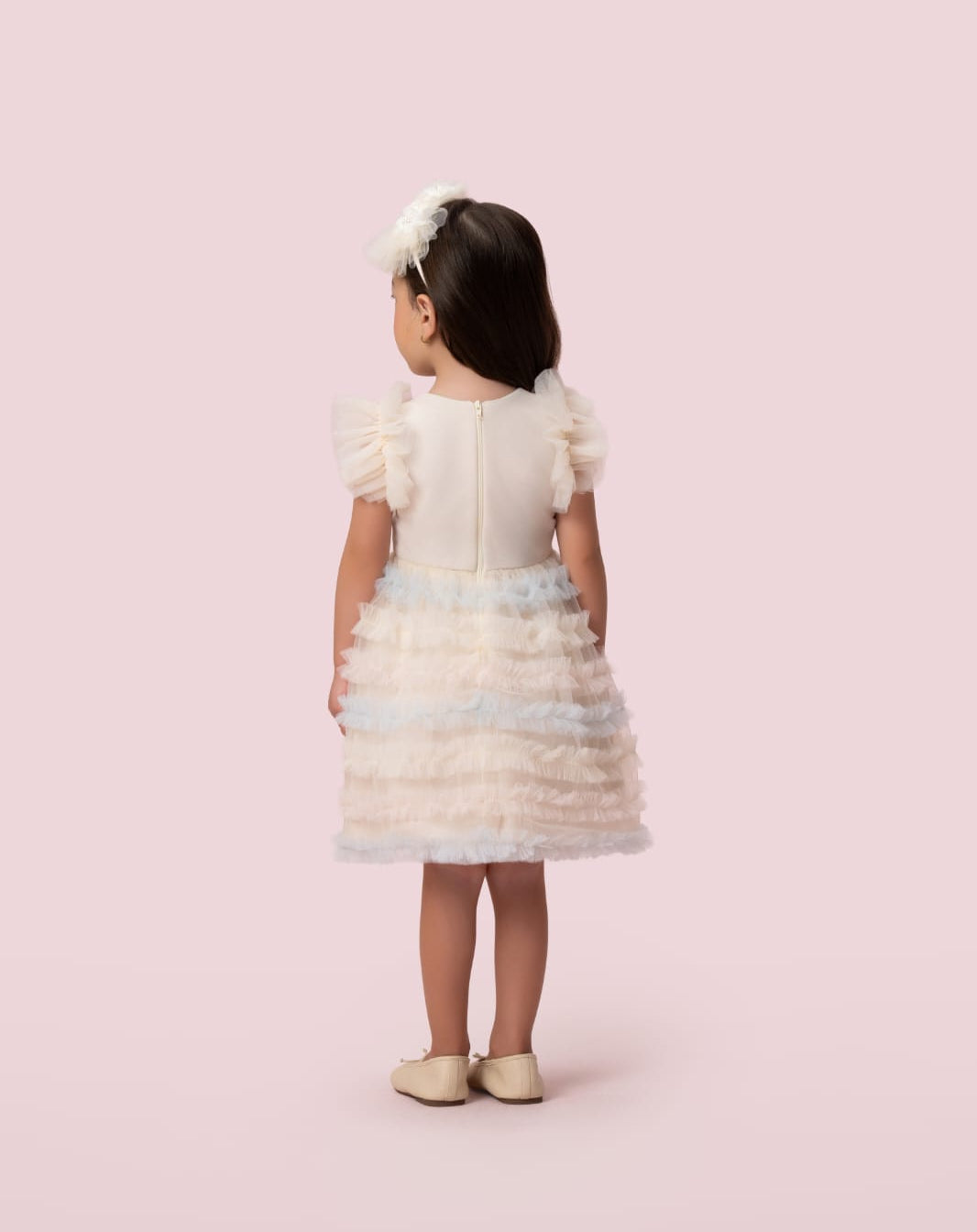 Vestido Infantil Candy Babados Petit Cherie