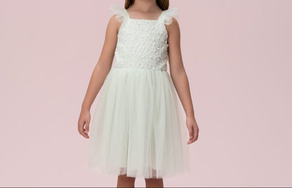 Vestido Infantil Verde Água Petit Cherie