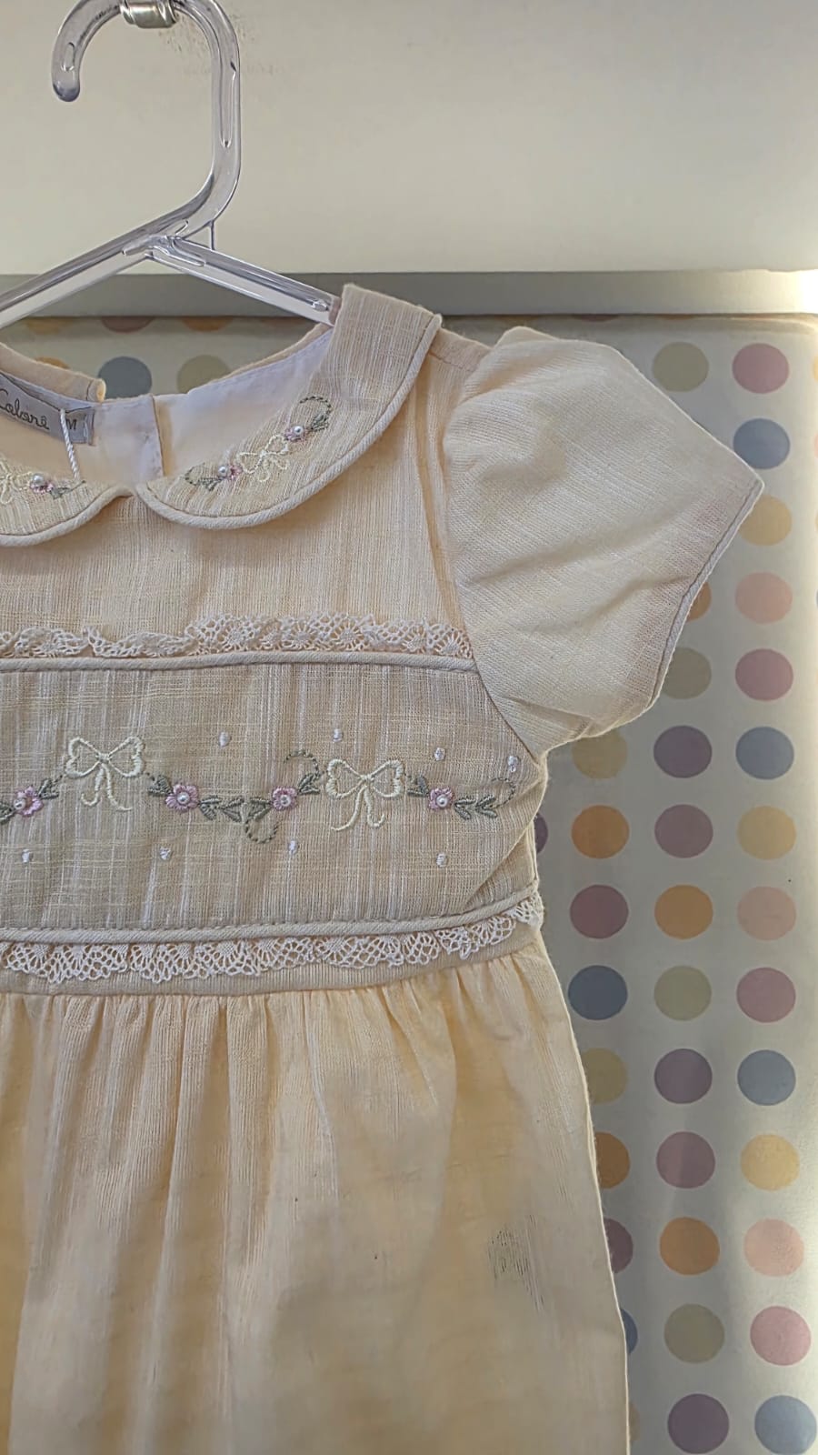 Homper Bebê Floral Amarelo Buá