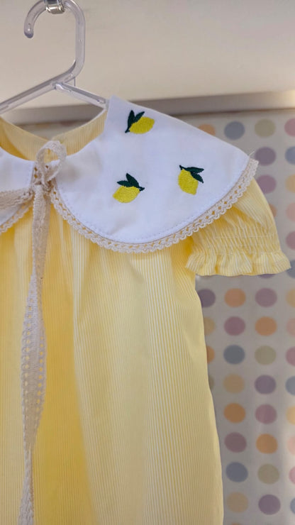 Vestido Bebê Limão Siciliano Buá