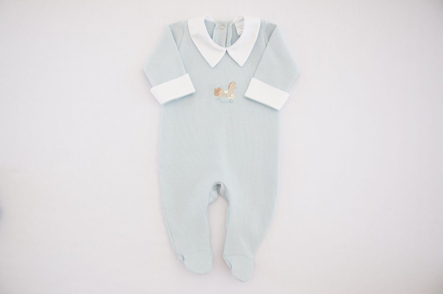 Macacão Baby Azul Cavalinho Buá