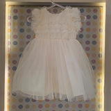 Vestido Bebê Creme Tule Petit Cherie