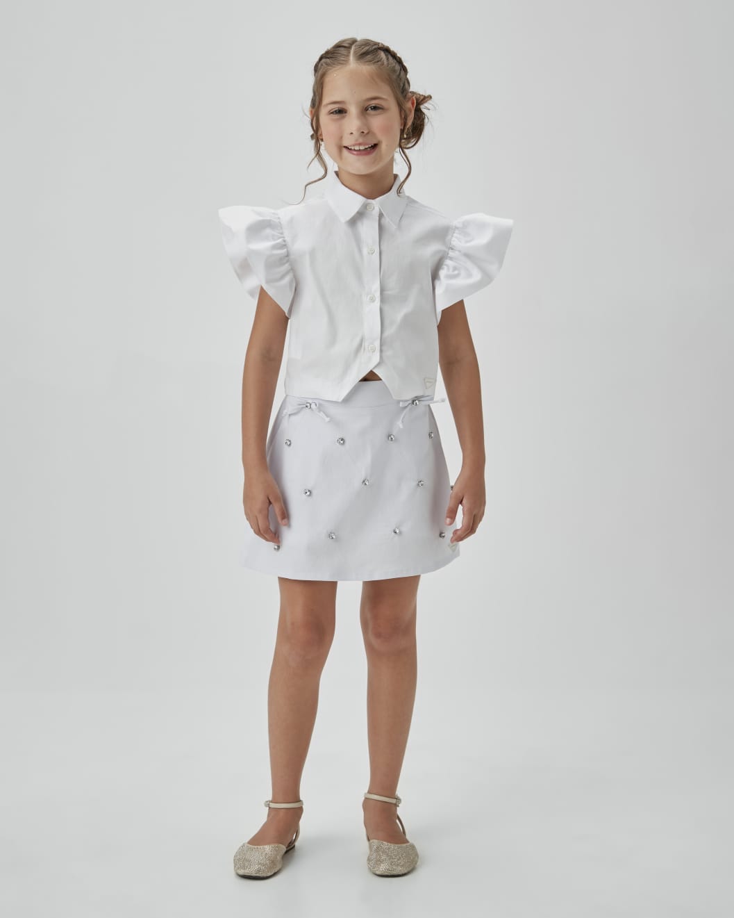 Conjunto Infantil Branco UM+UM