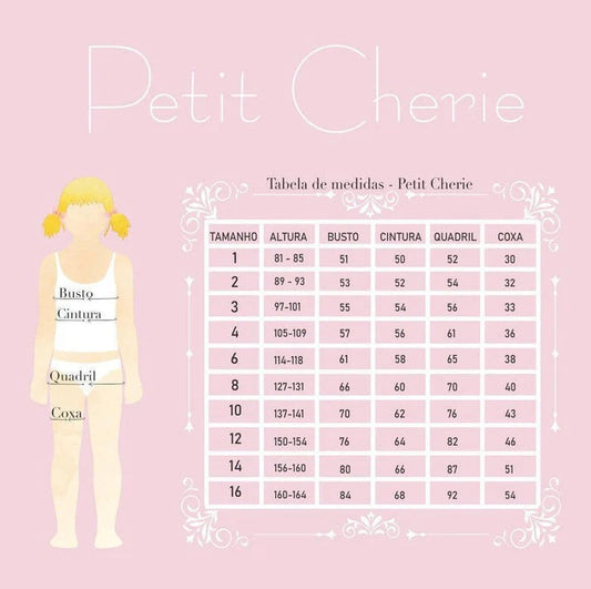 Vestido Infantil Azul Paetê Manga Petit Cherie