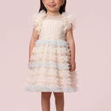Vestido Infantil Candy Babados Petit Cherie