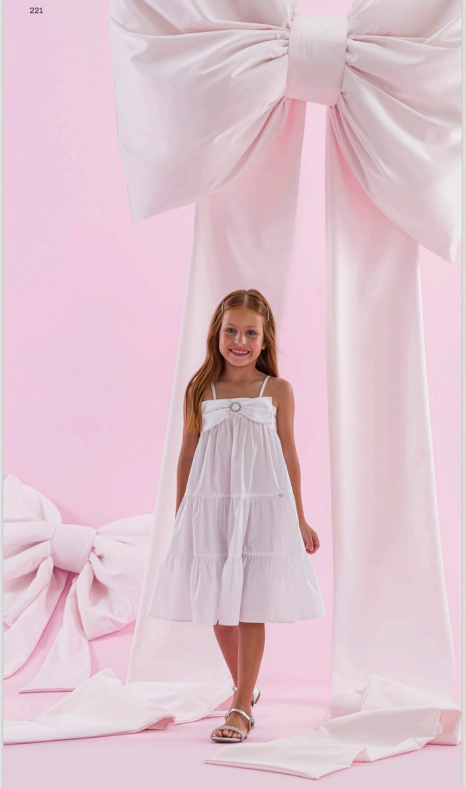 Vestido Branco Laço Petit Cherie