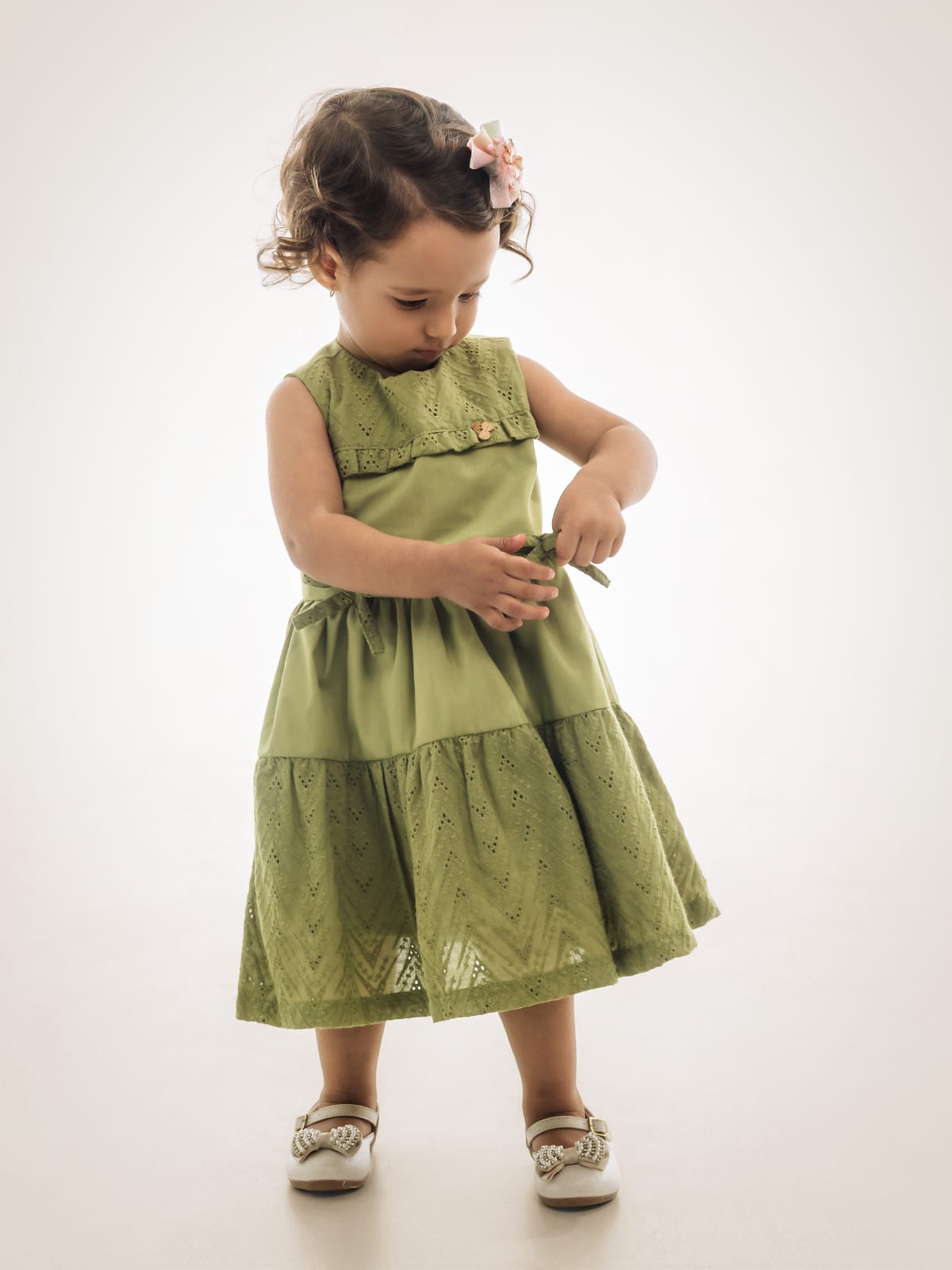 Vestido Bebê Laise Oliva Buá