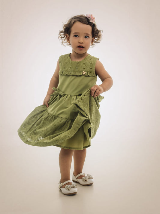 Vestido Bebê Laise Oliva Buá
