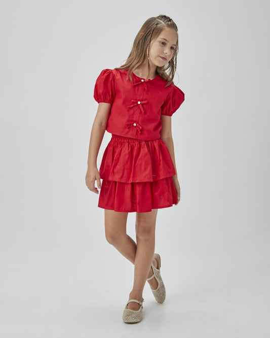 Conjunto Infantil Tricoline UM+UM