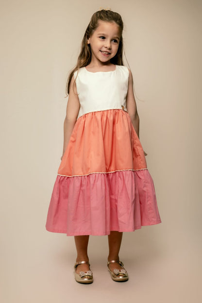Vestido Infantil Coral Buá