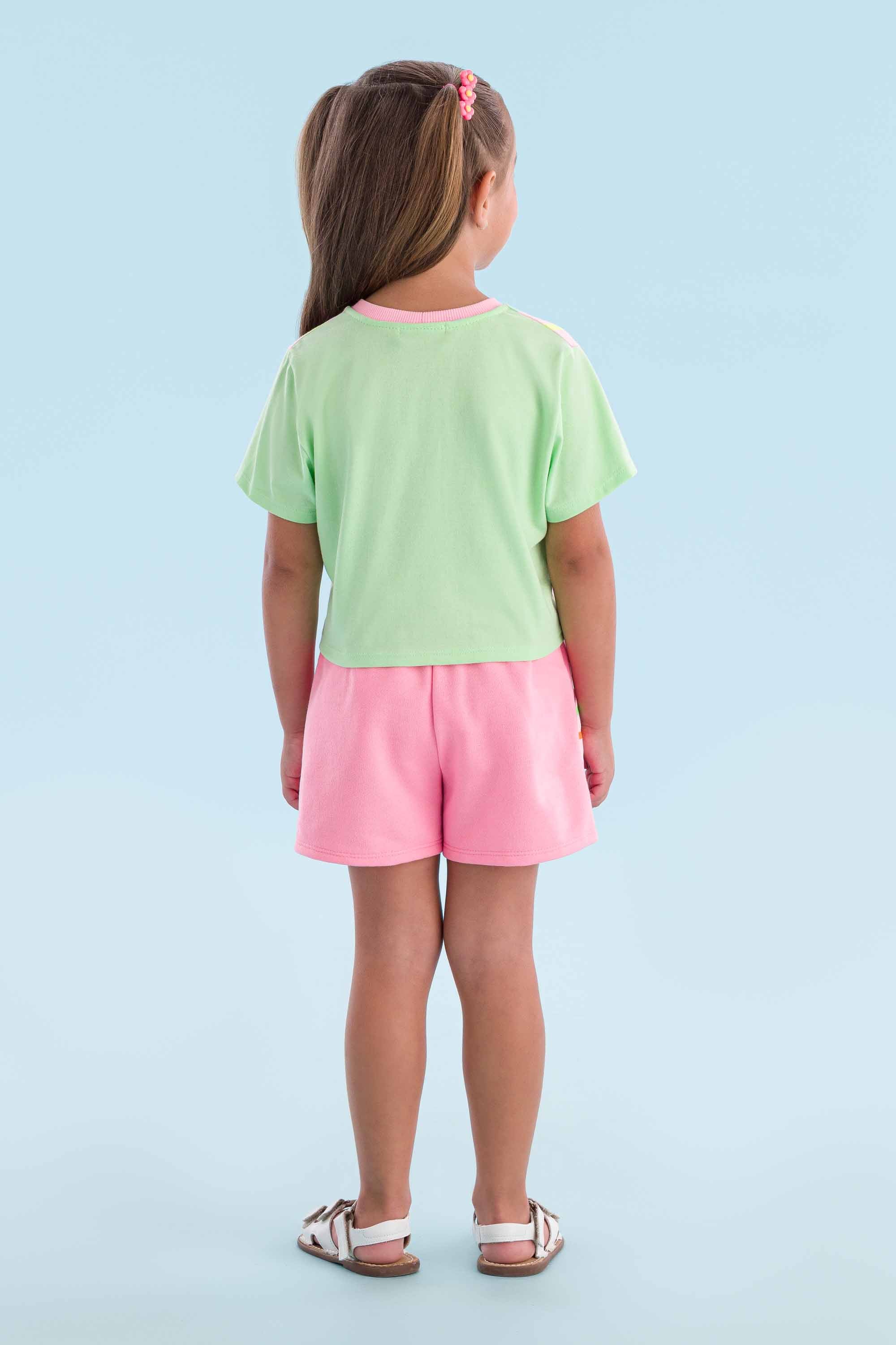 Conjunto Infantil Borboleta Color Mon Sucré