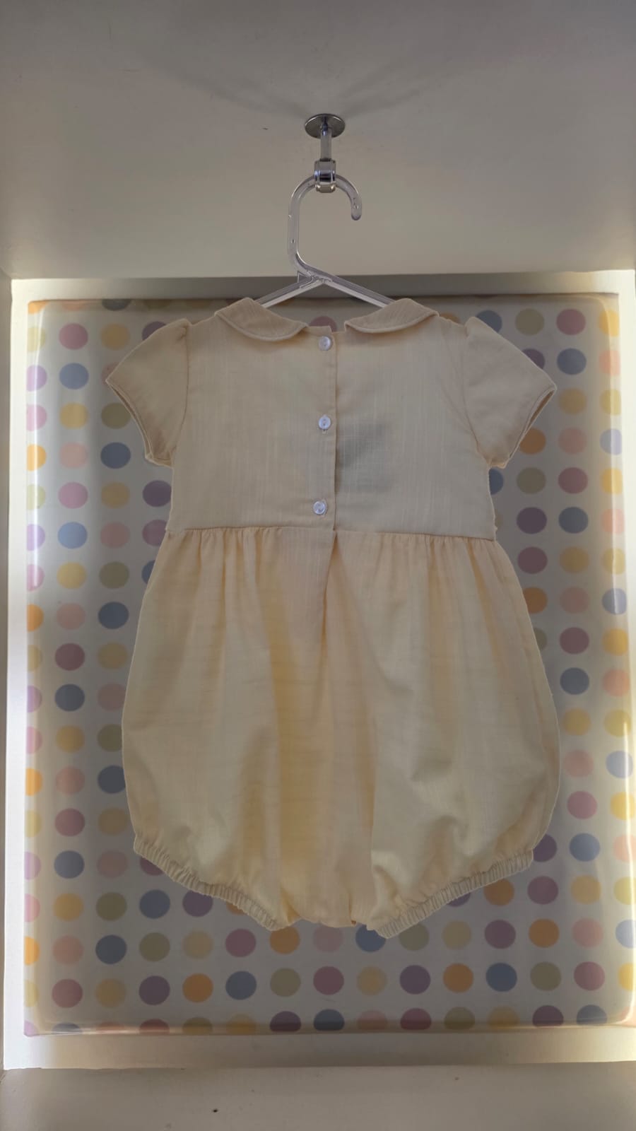 Homper Bebê Floral Amarelo Buá