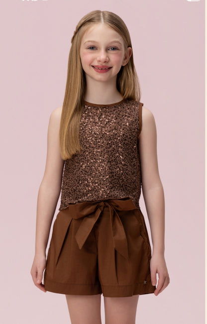 Conjunto Infantil Marrom Petit Cherie