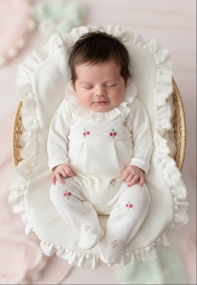 Macacão Bebê Valentina Flores Buá