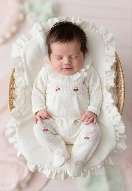 Macacão Bebê Valentina Flores Buá