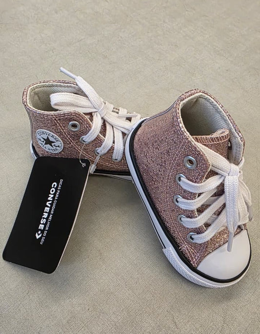 All Star Baby Chuck Taylor Holiday Disco Rosê