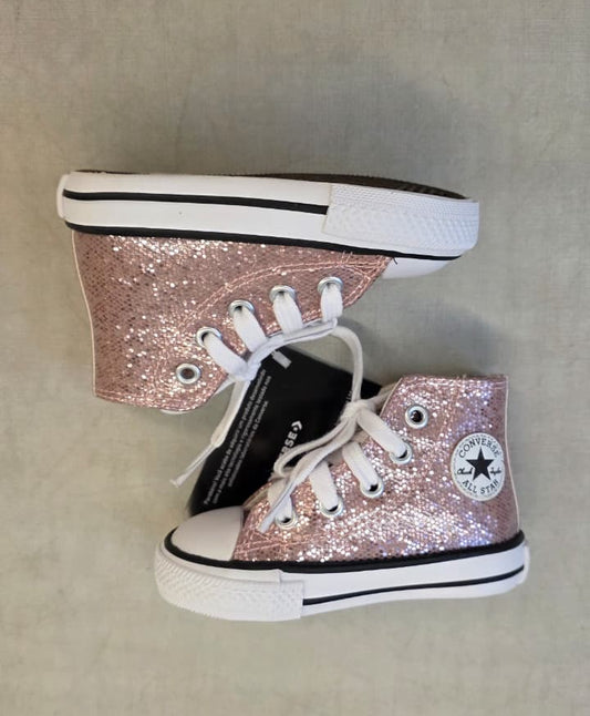 All Star Baby Chuck Taylor Holiday Disco Rosê