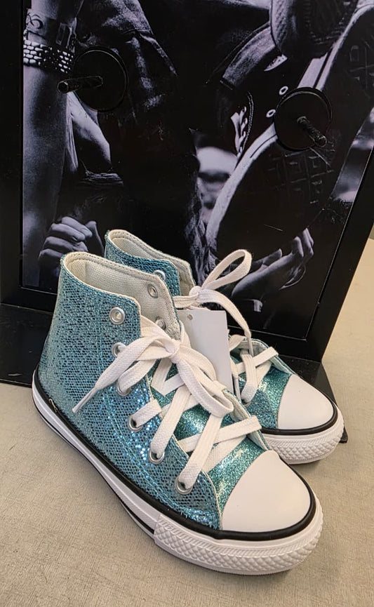 All Star Juvenil Chuck Taylor Holiday Disco Água