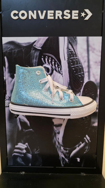 All Star Juvenil Chuck Taylor Holiday Disco Água