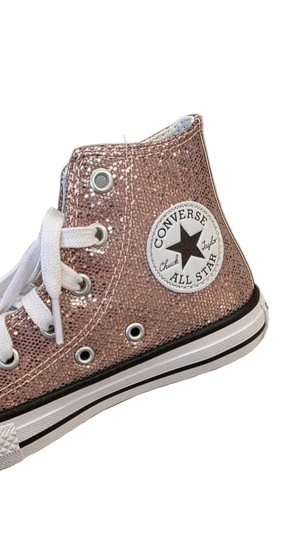 All Star Juvenil Chuck Taylor Holiday Disco Rosê