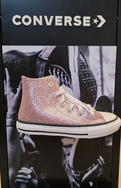 All Star Juvenil Chuck Taylor Holiday Disco Rosê