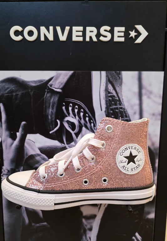 All Star Infantil Chuck Taylor Holiday Disco Rosê