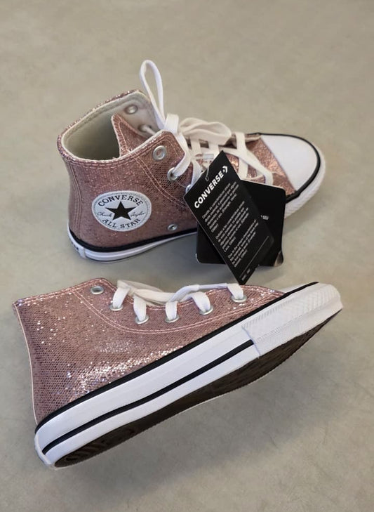 All Star Infantil Chuck Taylor Holiday Disco Rosê