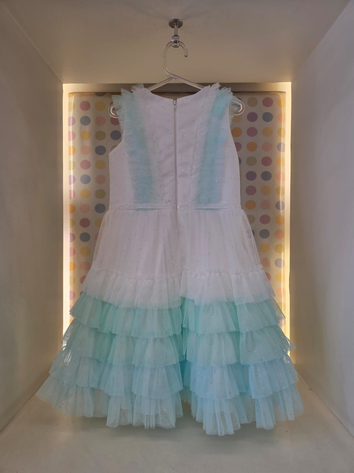 Vestido Infantil Babados Tule Petit Cherie