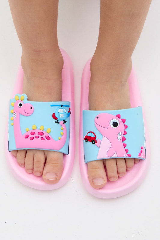 Chinelo Dino Rosa