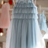 Vestido Infantil Azul Petróleo Petit Cherie