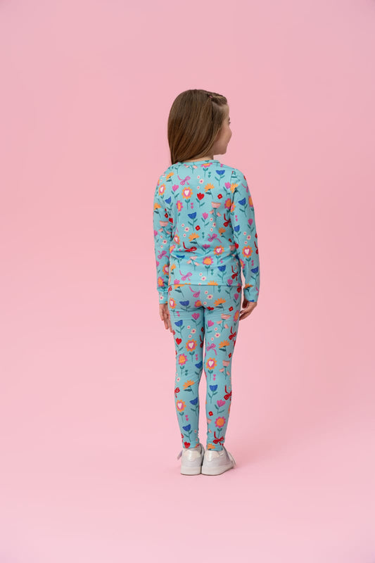Conjunto Infantil Térmico Flores