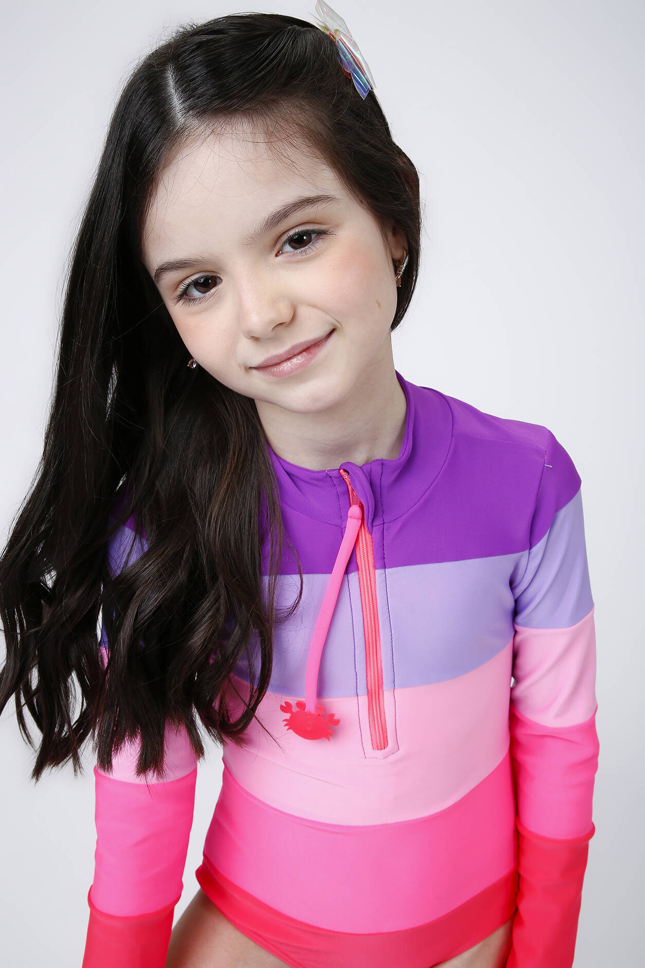 Body Infantil Feminino Kiara Fuchsia Siri