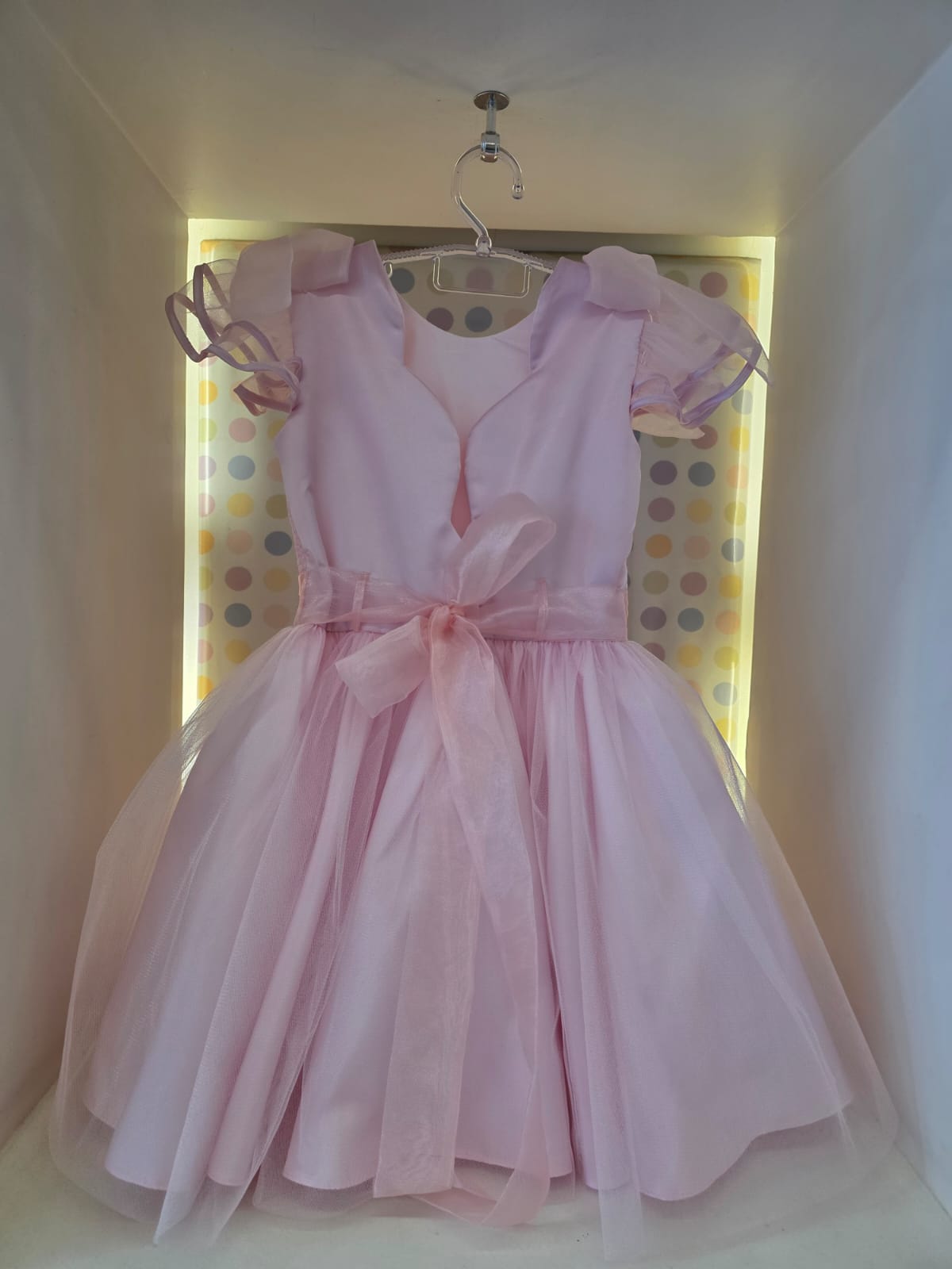 Vestido Infantil Festa Rosa Flor Buá