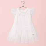 Vestido Bebê Branco Laços Petit Cherie