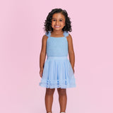 Conjunto Infantil Azul Tule Petit Cherie
