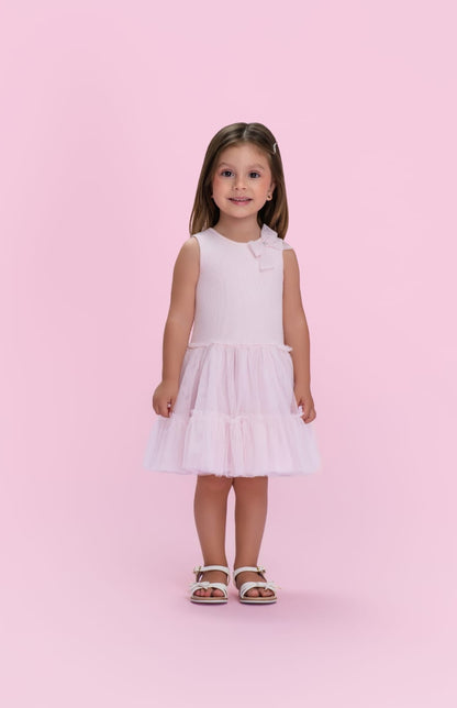 Vestido Infantil Rosa Petit Cherie