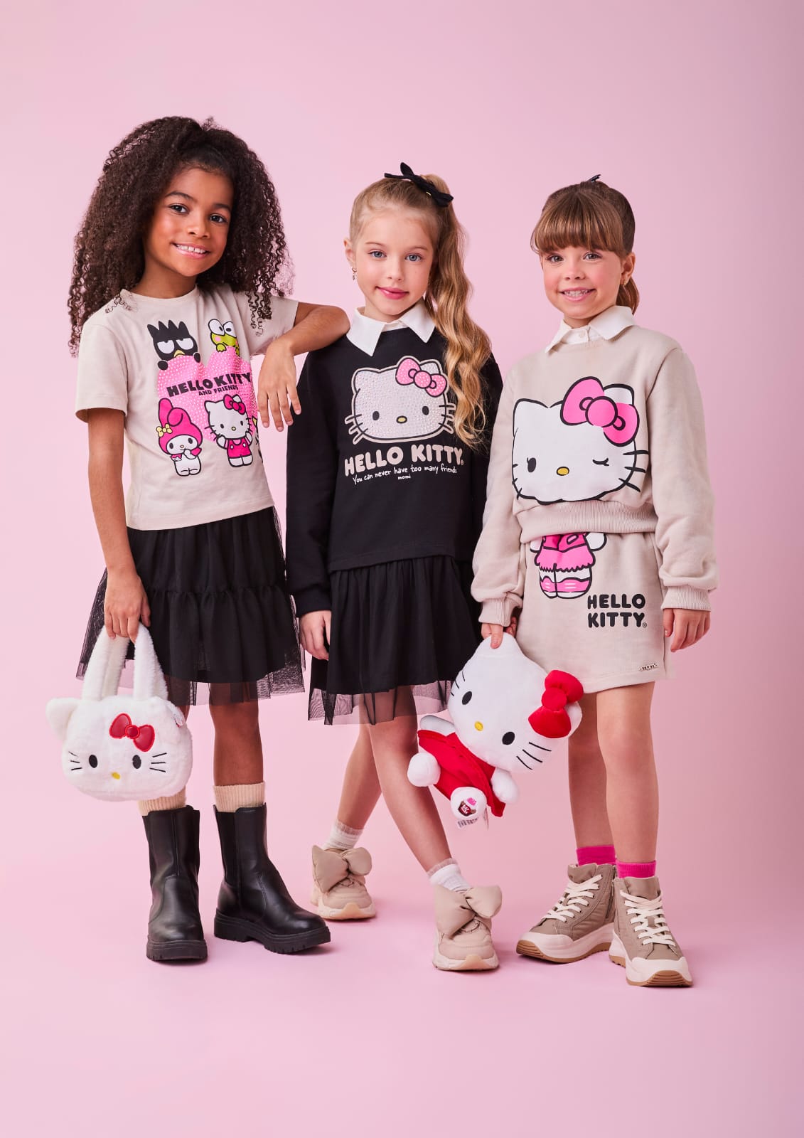 Conjunto Hello Kitty Bege Momi