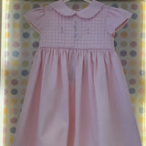 Vestido Bebê Rosa Flor Rococó Buá