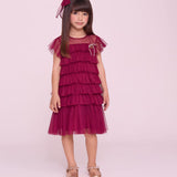 Vestido Infantil Marsala Buá