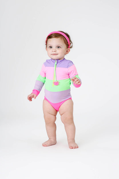 Body Bebê Kiara Lavanda Siri