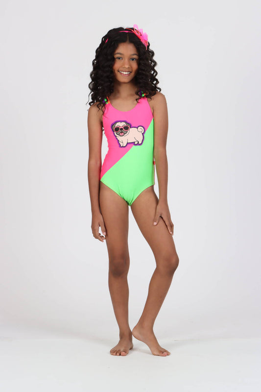 Maiô Infantil Gabi Funny Dog Siri