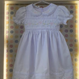 Vestido Bebê Branco Bordado Buá