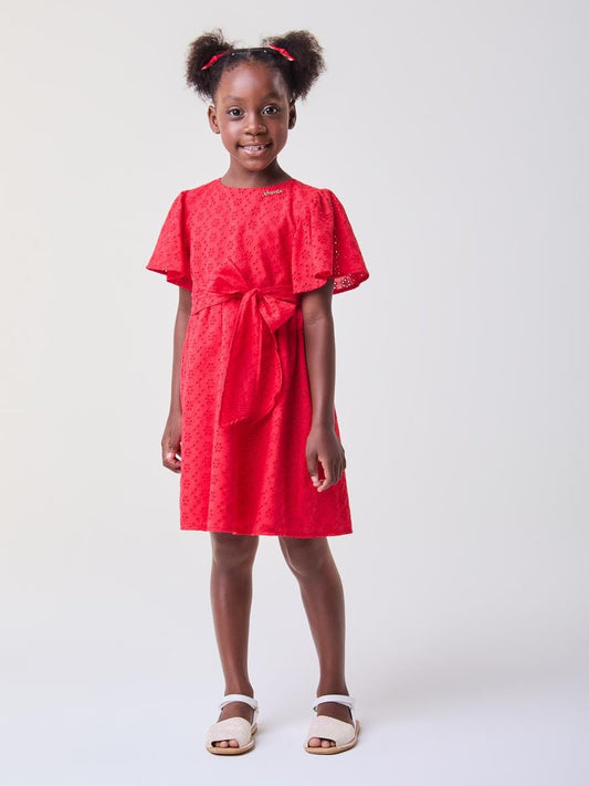 Vestido Infantil Laise Vermelho