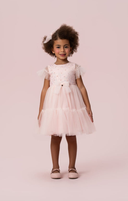 Vestido Infantil Paetês Petit Cherie