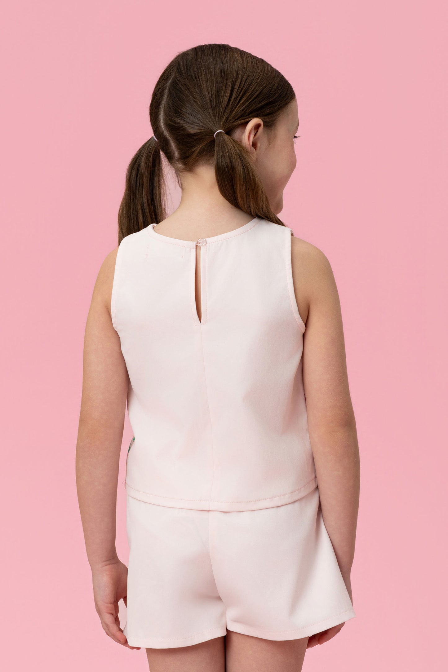 Conjunto Infantil Rosa Claro Jardim Buá