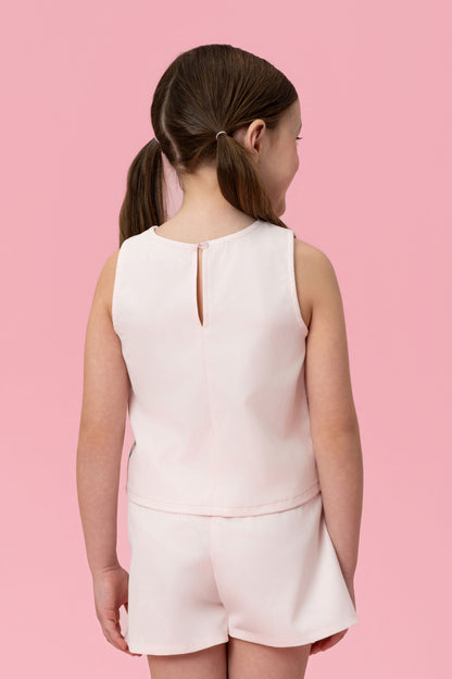 Conjunto Infantil Rosa Claro Jardim Buá