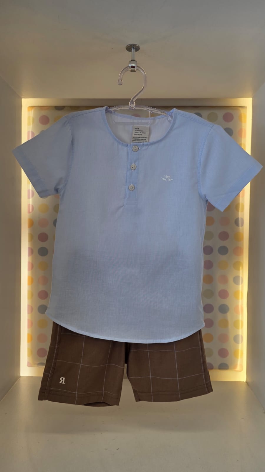 Conjunto Infantil Menino Bata Azul Buá