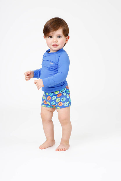 Blusa Proteção Praia Bebê Oceano Siri