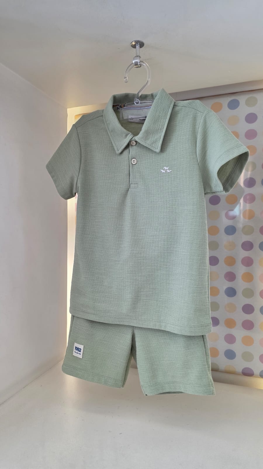 Conjunto Infantil Menino Verde Menta Buá